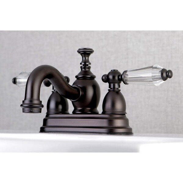 KS7105WLL 4 Centerset Bathroom Faucet, Oil Rubbed Bronze